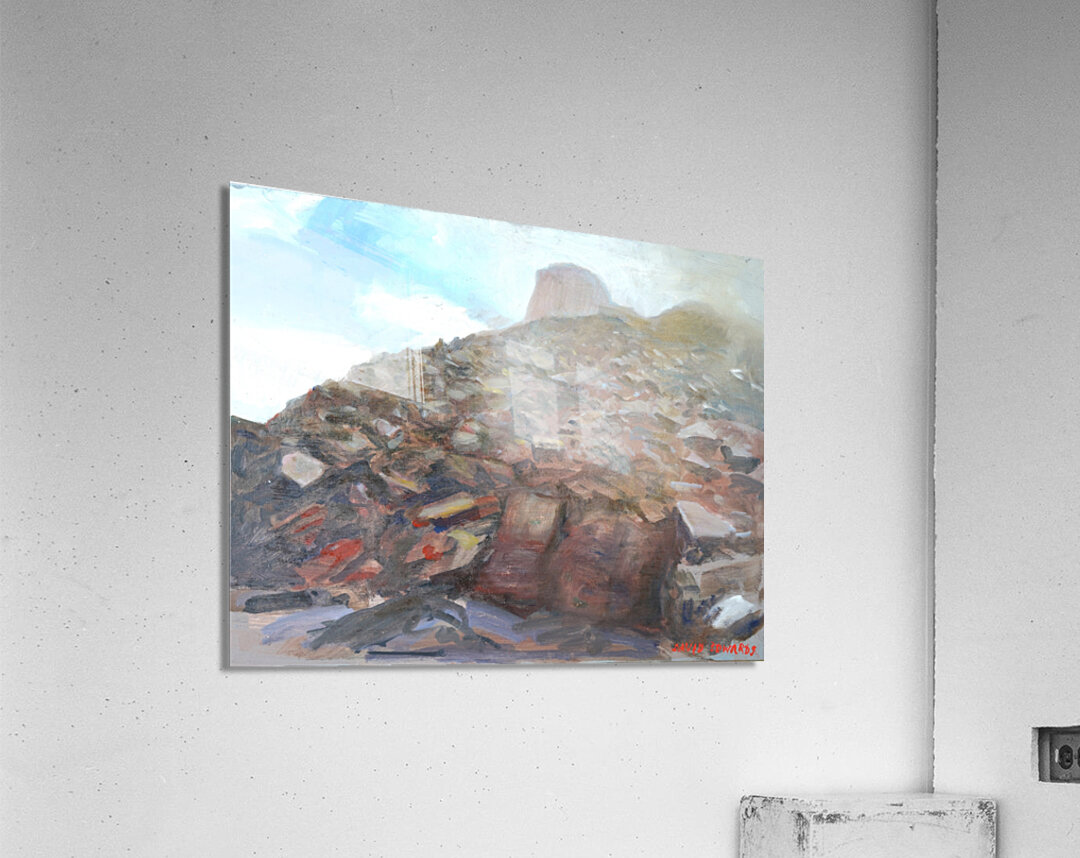 Scree - Canadian Rockies Acrylic Print