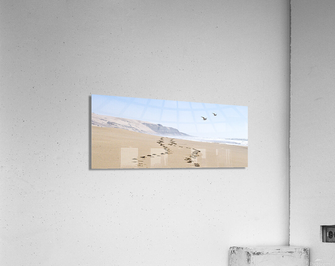 A Walk on The Beach by David Ruderman punctum photography Wall Art