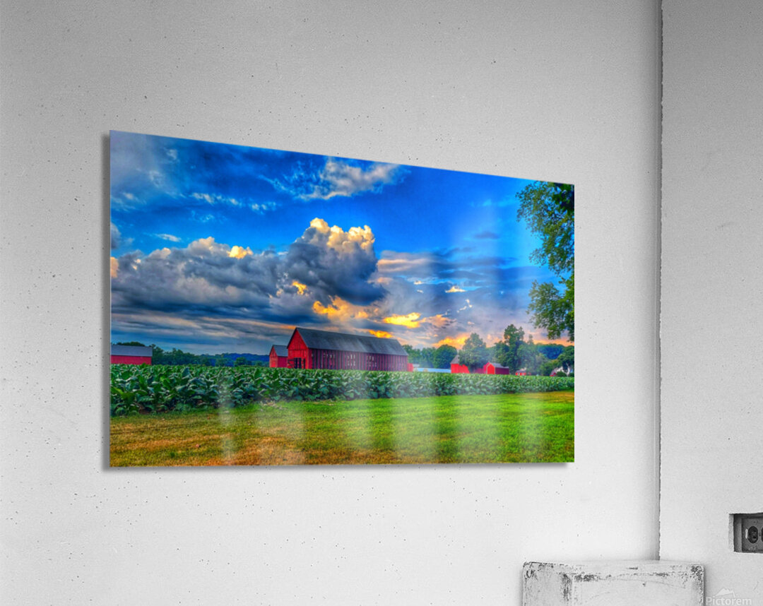 12 Clouds Over Horton Farm Acrylic Print