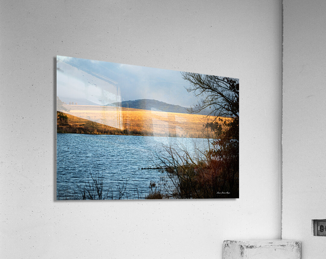 Golden Prairie Impression acrylique