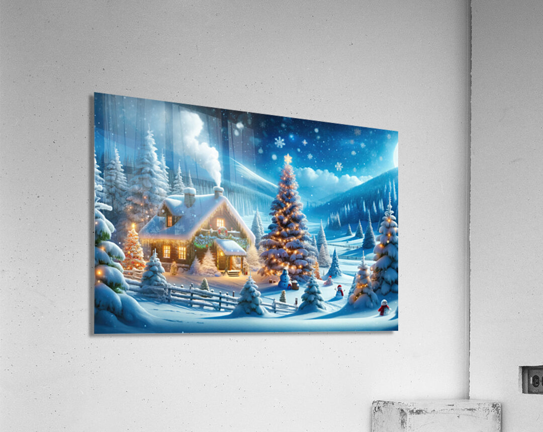 Christmas Winter Wonderland 02 by Matthias Hauser Wall Art