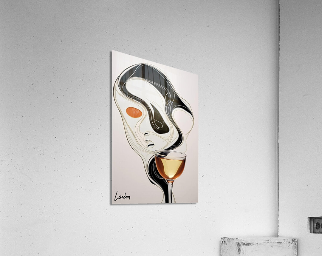 Minimalistic Scribble 3 Acrylic Print