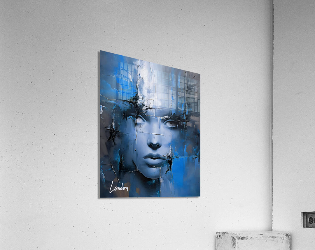 Face of Abstract 4 Acrylic Print