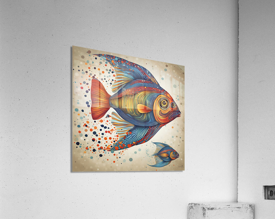 BUBBLES Acrylic Print