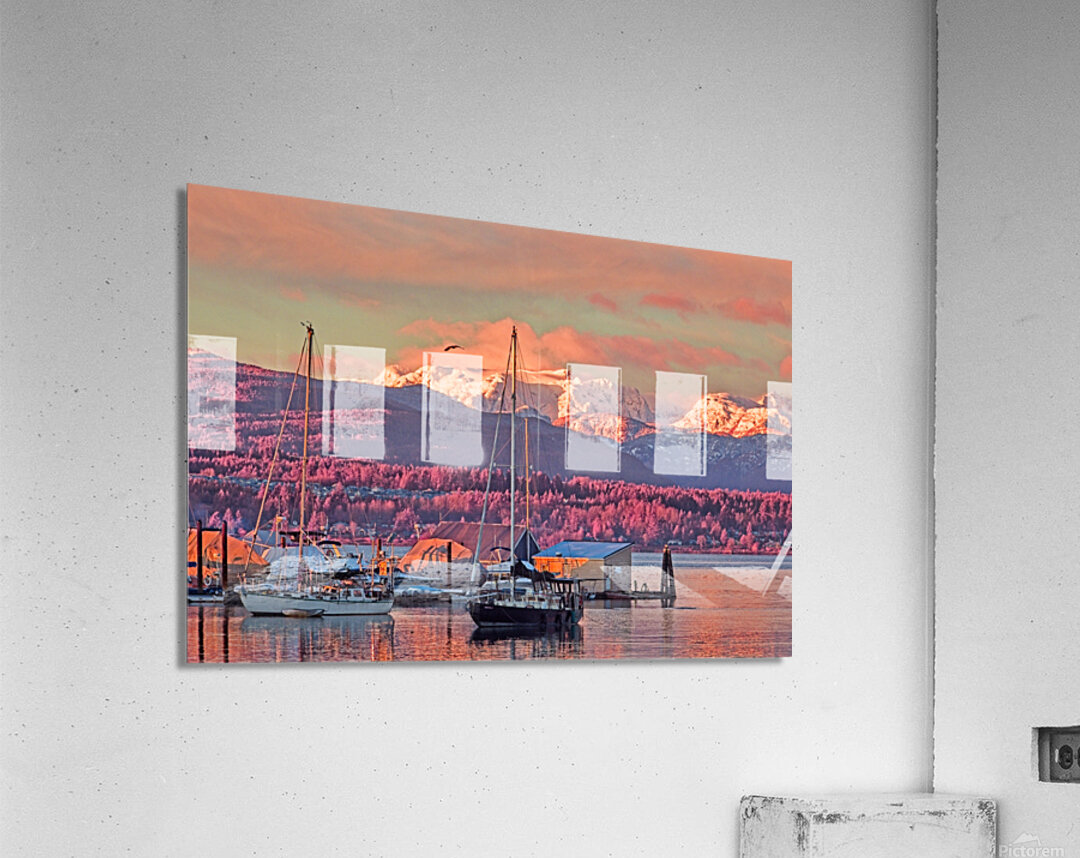 Full Light Spectrum Sunrise At Comox Harbour 4 Acrylic Print