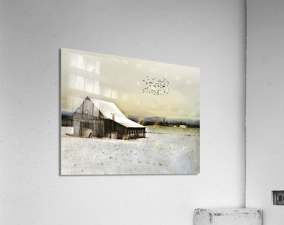 Au pied du Mont Impression acrylique