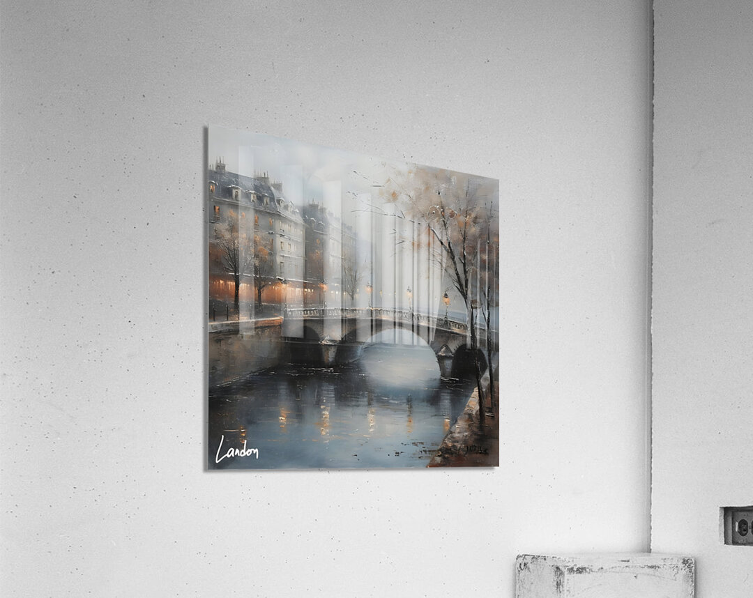 Misty River 4 Acrylic Print