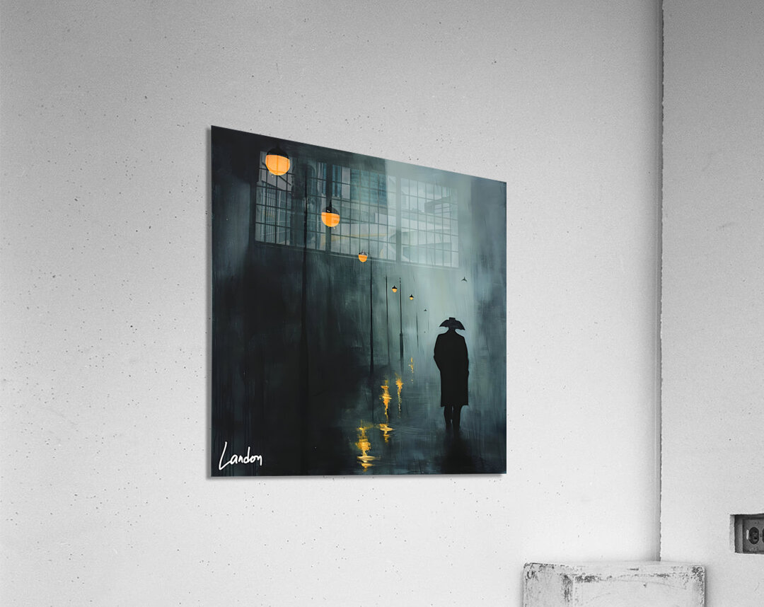 Rainy Cityscape 4 Acrylic Print