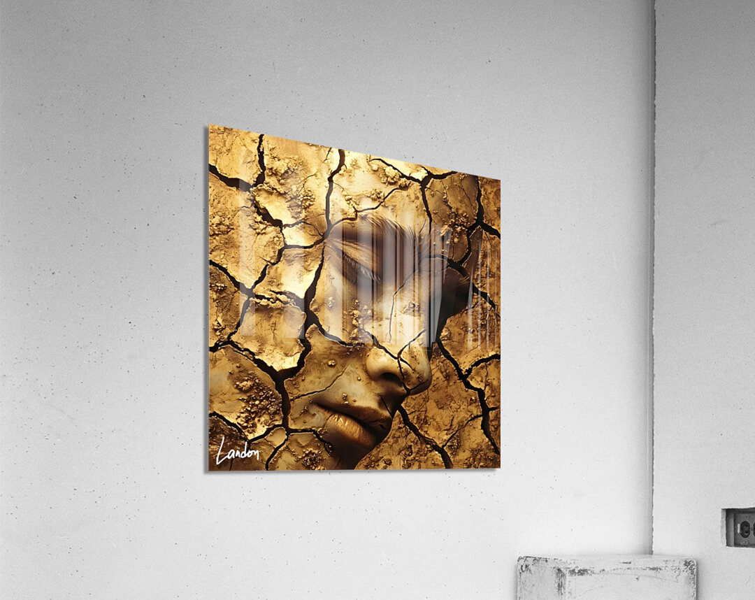 Cracked 1 Acrylic Print