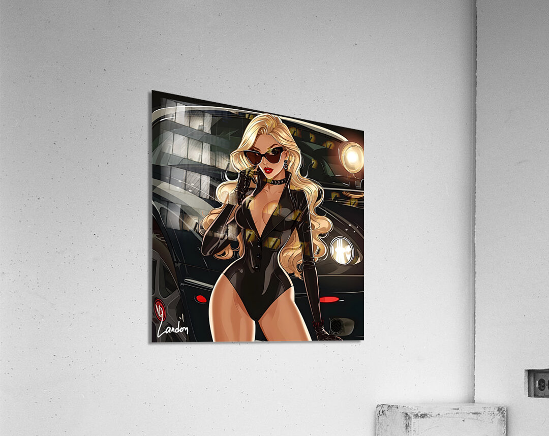 Cartoon Glam 2 Acrylic Print