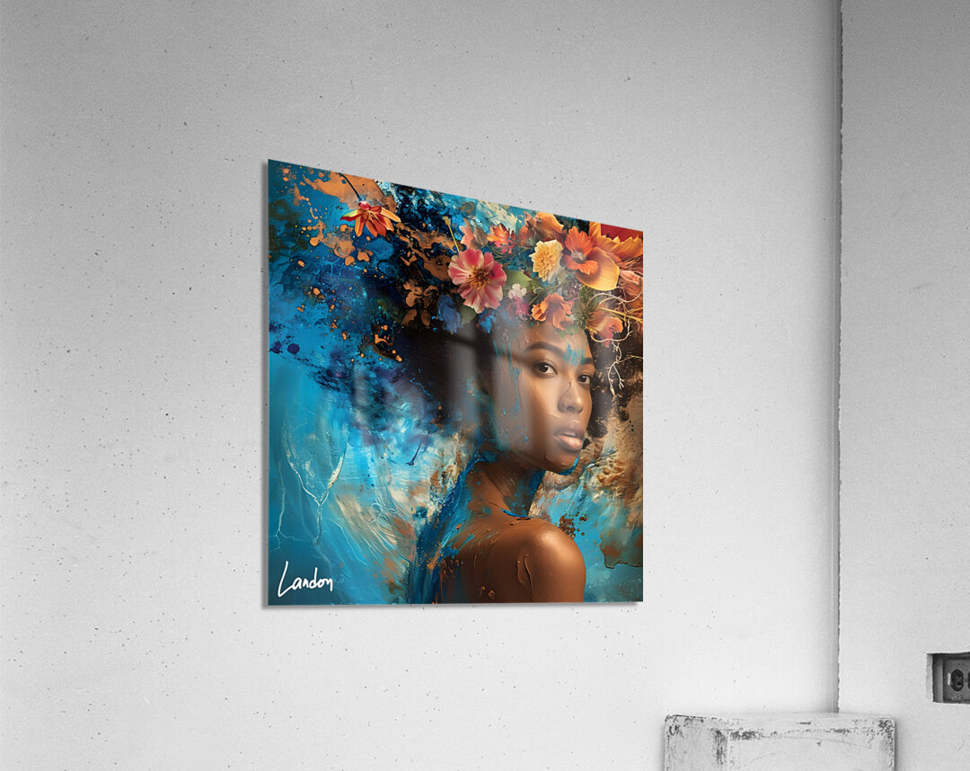 Flower Woman 9 Acrylic Print