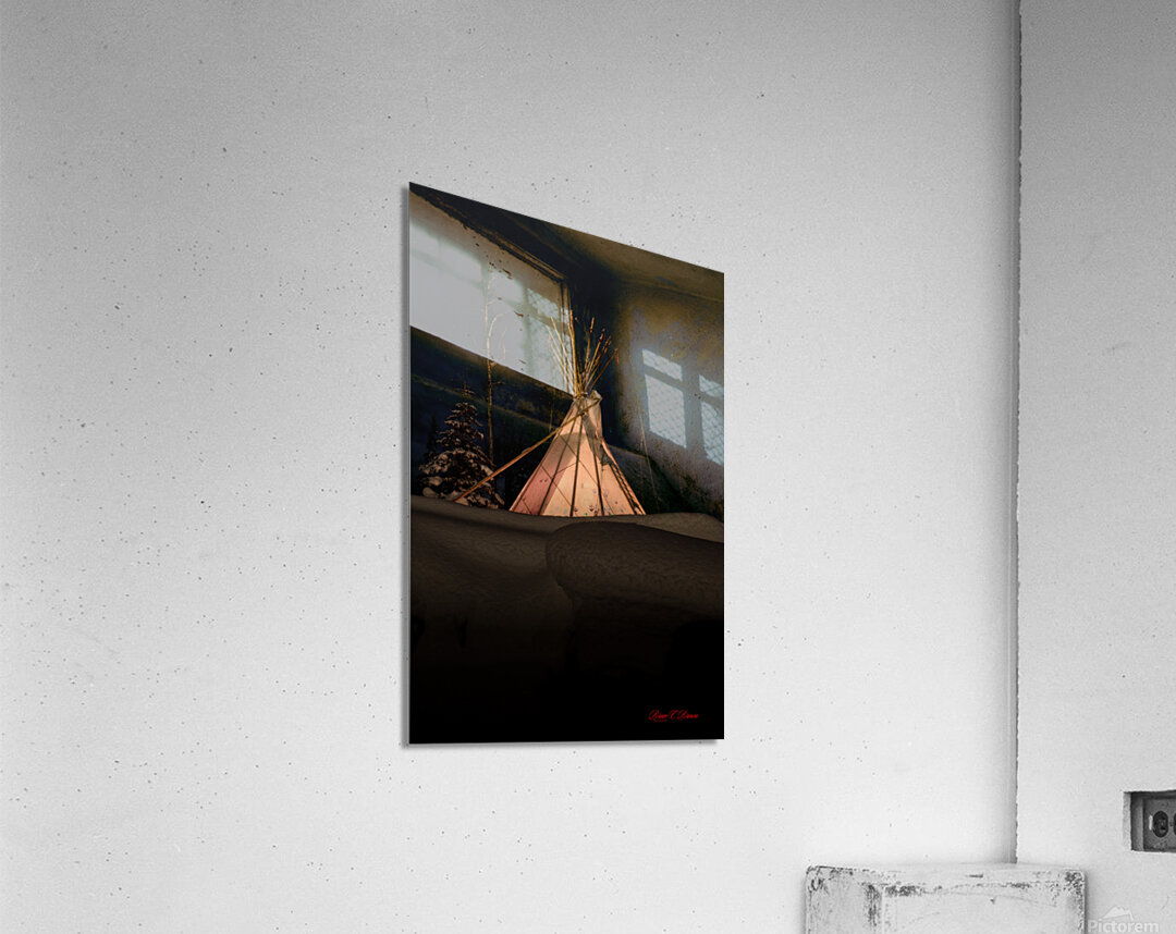 Tims Tipi Acrylic Print