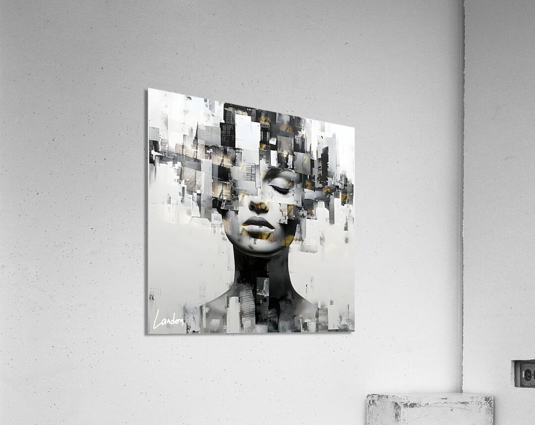 Collage Babe 8 Acrylic Print