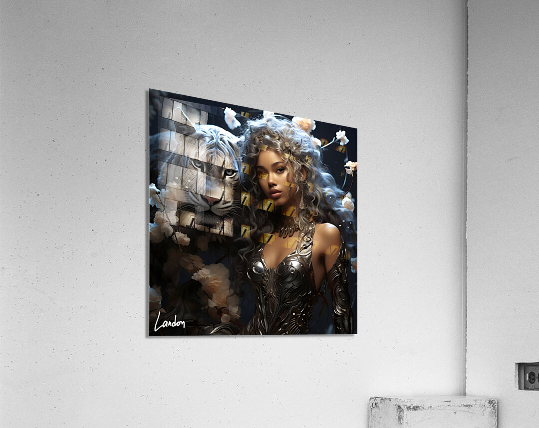 The Tiger Lady 1 Acrylic Print