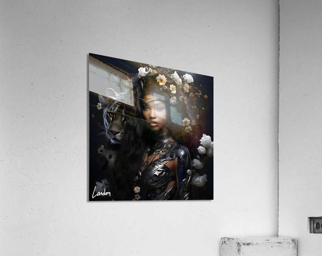 The Tiger Lady 2 Acrylic Print