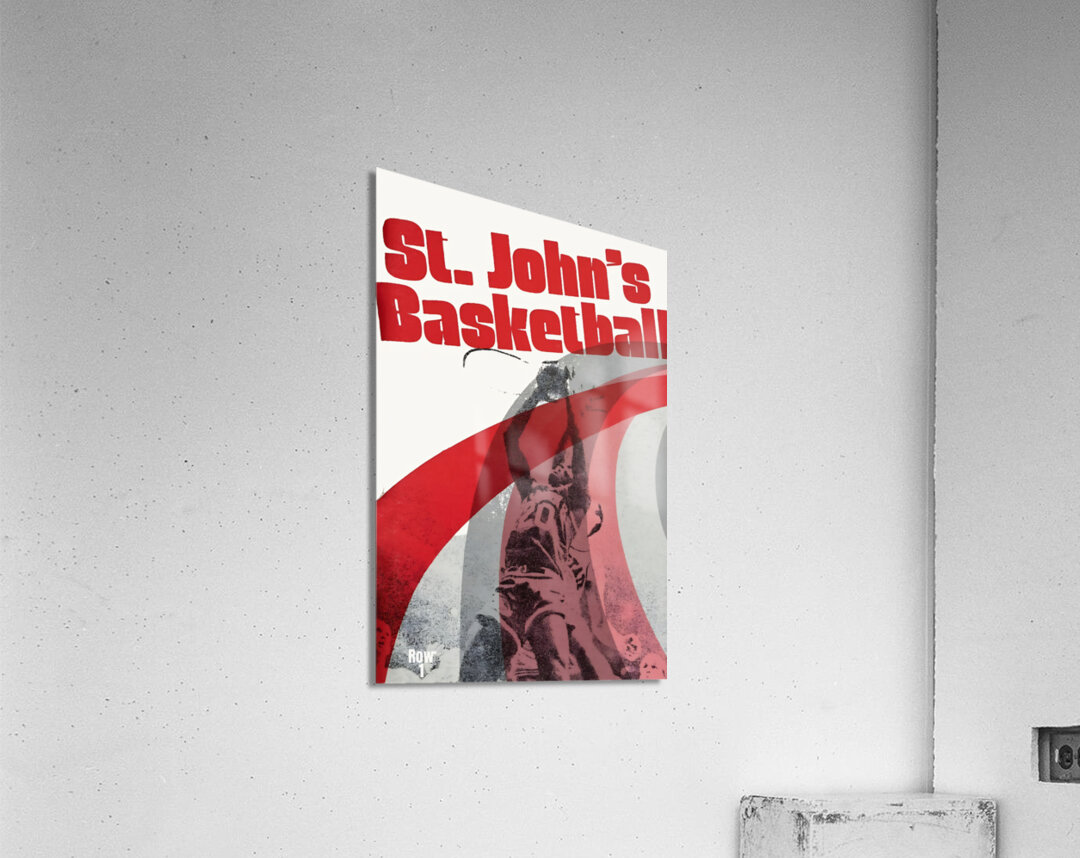 1980 St. Johns Basketball Art Acrylic Print