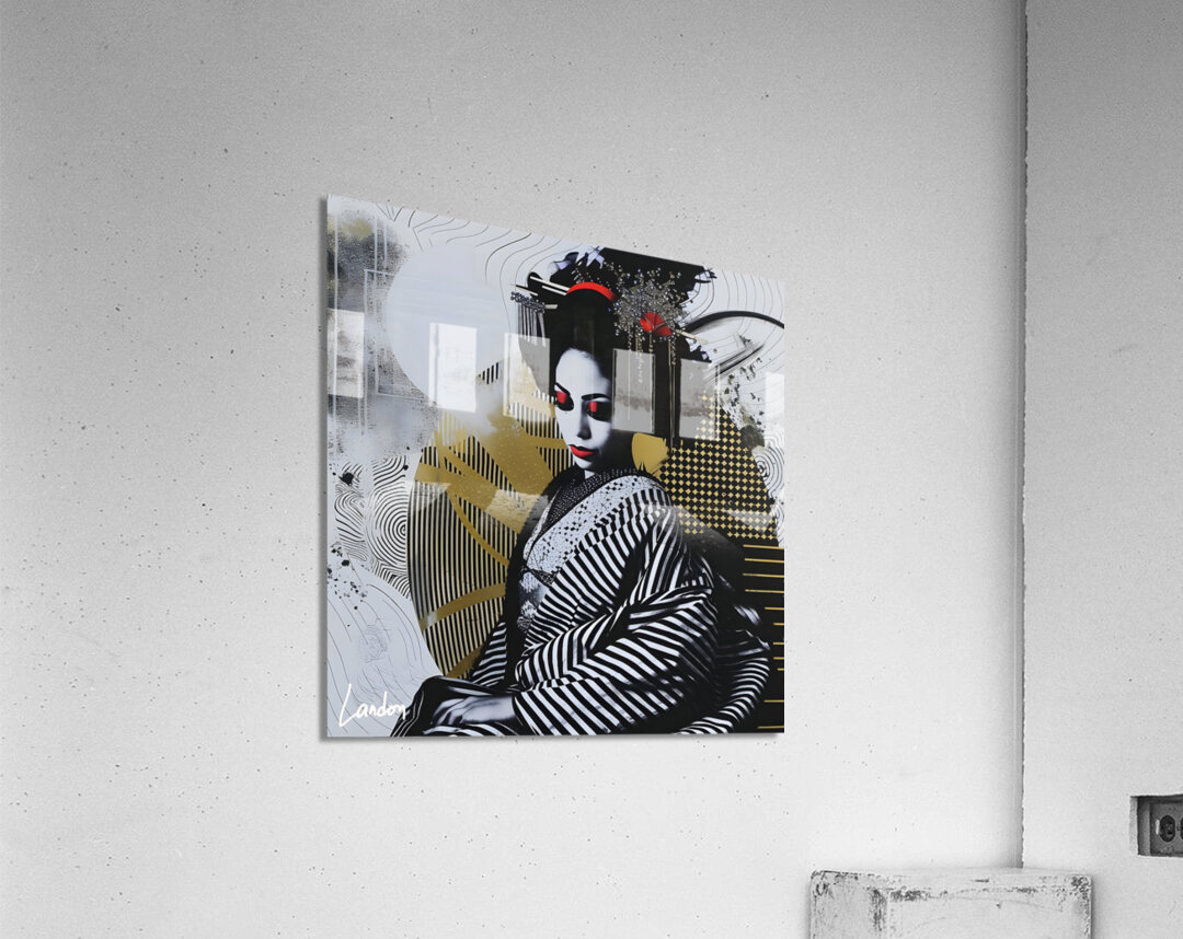 Op Art Babe 8 Acrylic Print