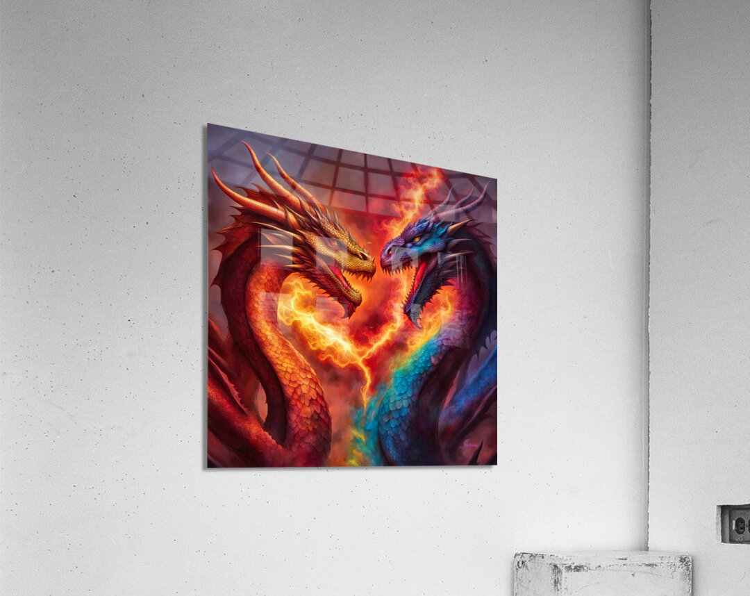 GOOD vs EVIL Acrylic Print