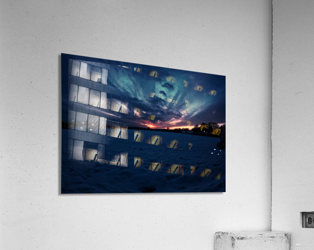 Last Light Of Winter Day Acrylic Print