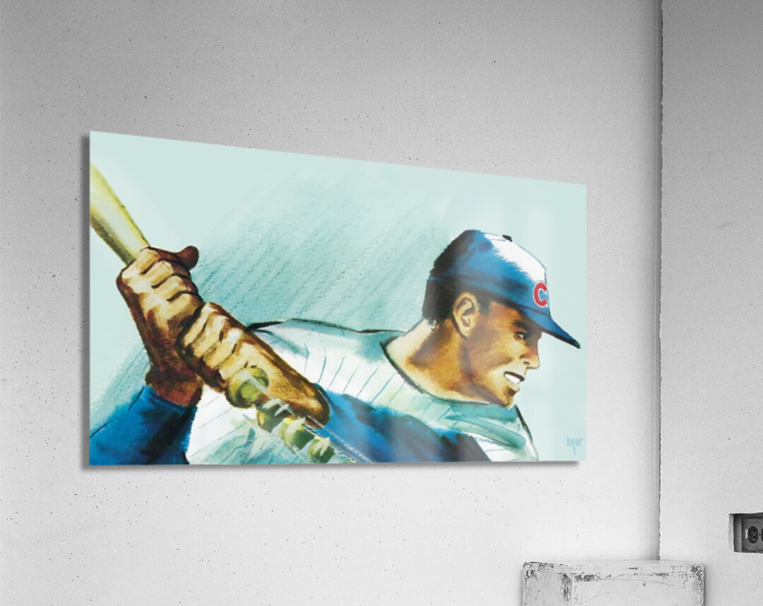 Chicago Cubs Throwback Art Acrylic Print
