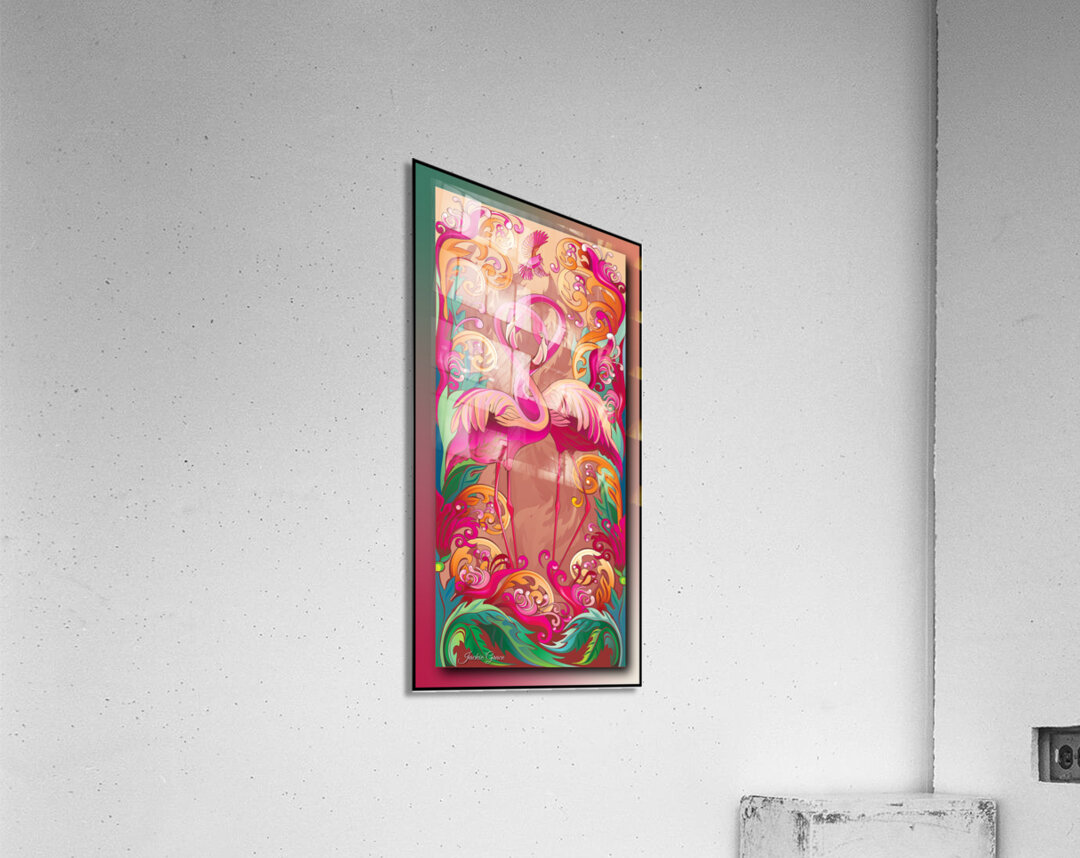 Flamingo PoP Art Acrylic Print