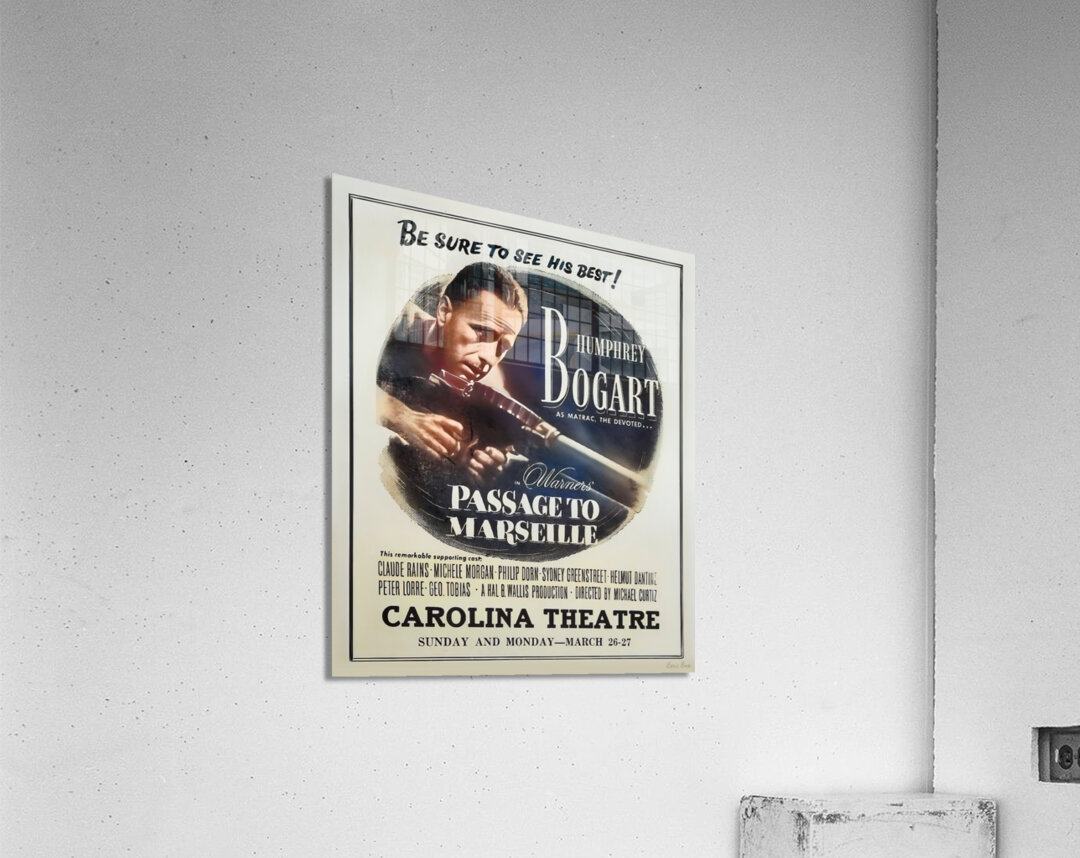 Humphrey Bogart in Passage to Marseille Acrylic Print