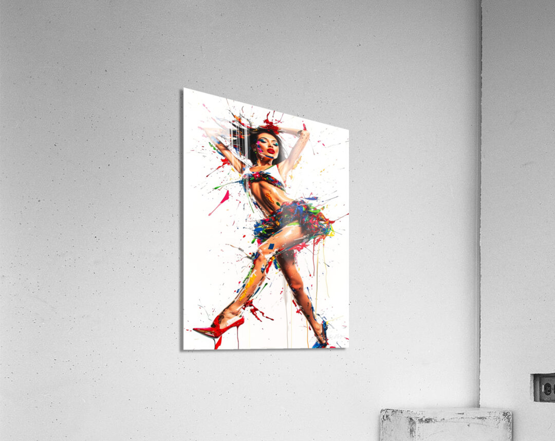 Fashion Model Ramp Walk Acrylic Print