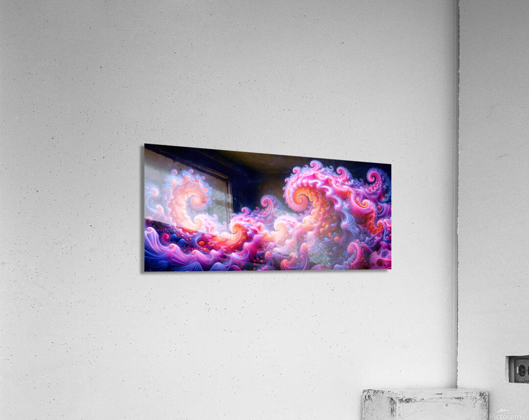 Cosmic Chrysanthemum of Complexity Acrylic Print