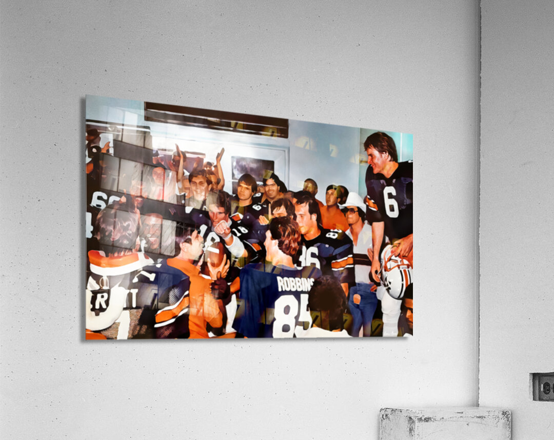 Auburn Football Locker Room Celebration Acrylic Print