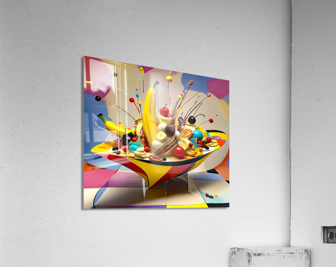 BANANA SPLIT BOAT Acrylic Print