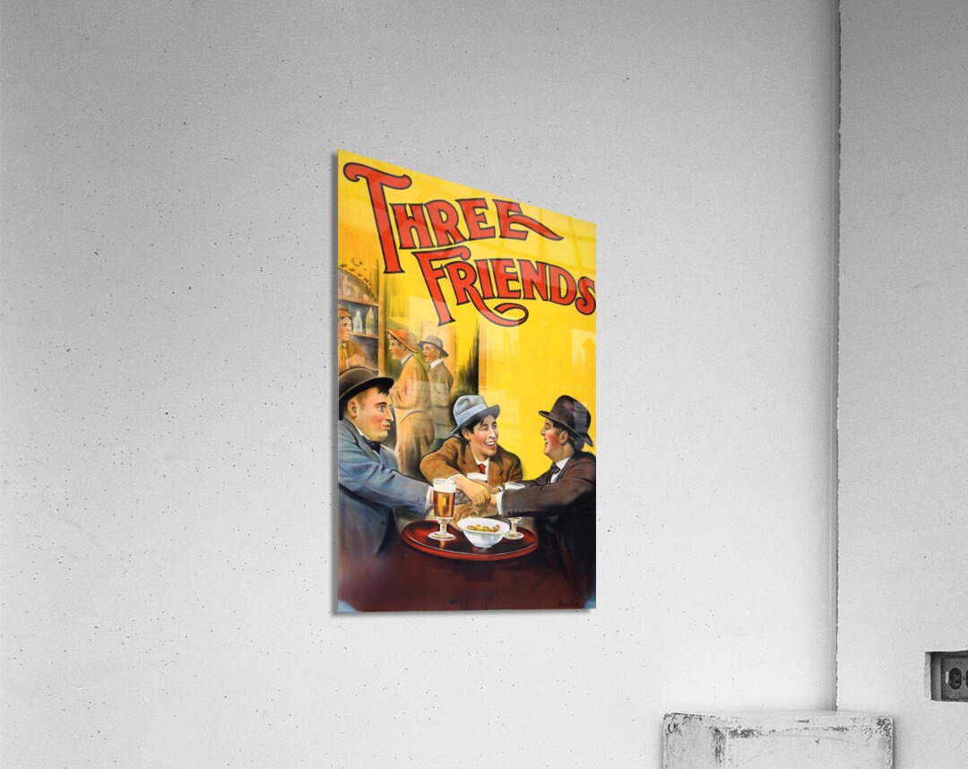 Three Friends Film Art Acrylic Print