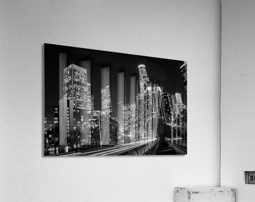 los angeles skyline us bank building bank america 1708197169.2633 Acrylic Print