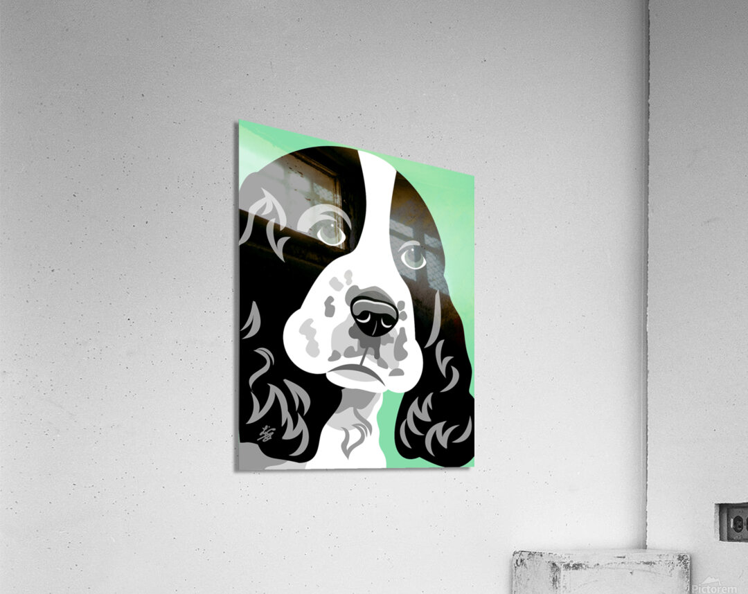 Spaniel Dog Lover Art Acrylic Print