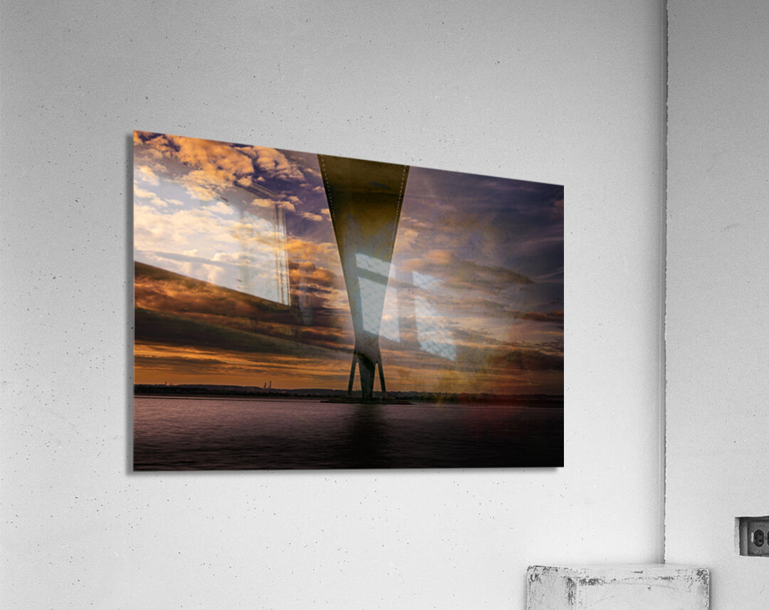 Le Havre Honfleur Bridge Acrylic Print