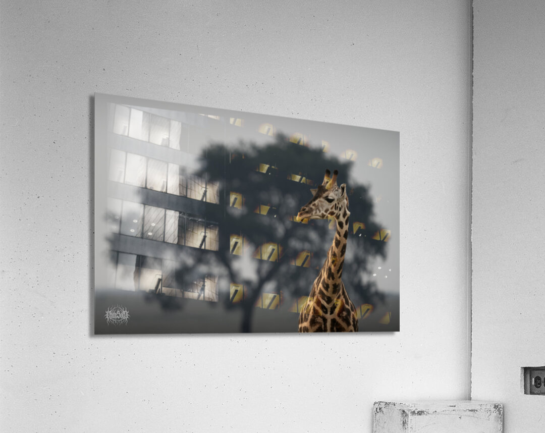 Leopard Moose Camel Acrylic Print