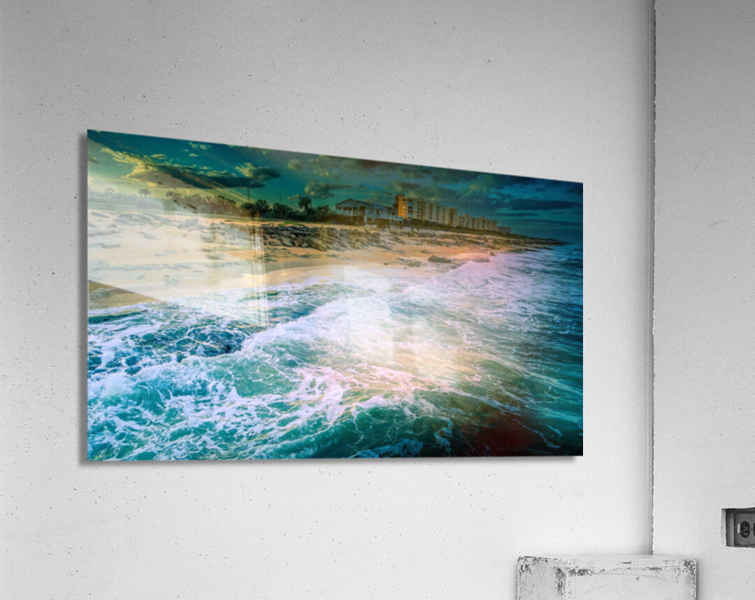 Palm Coast Flagler Beach Sunset Acrylic Print