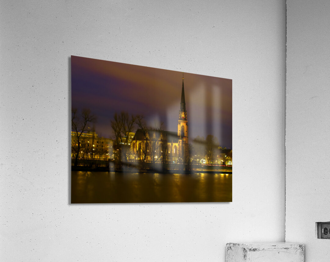 Old Frankfurt Germany Sachsenhausen Church Acrylic Print