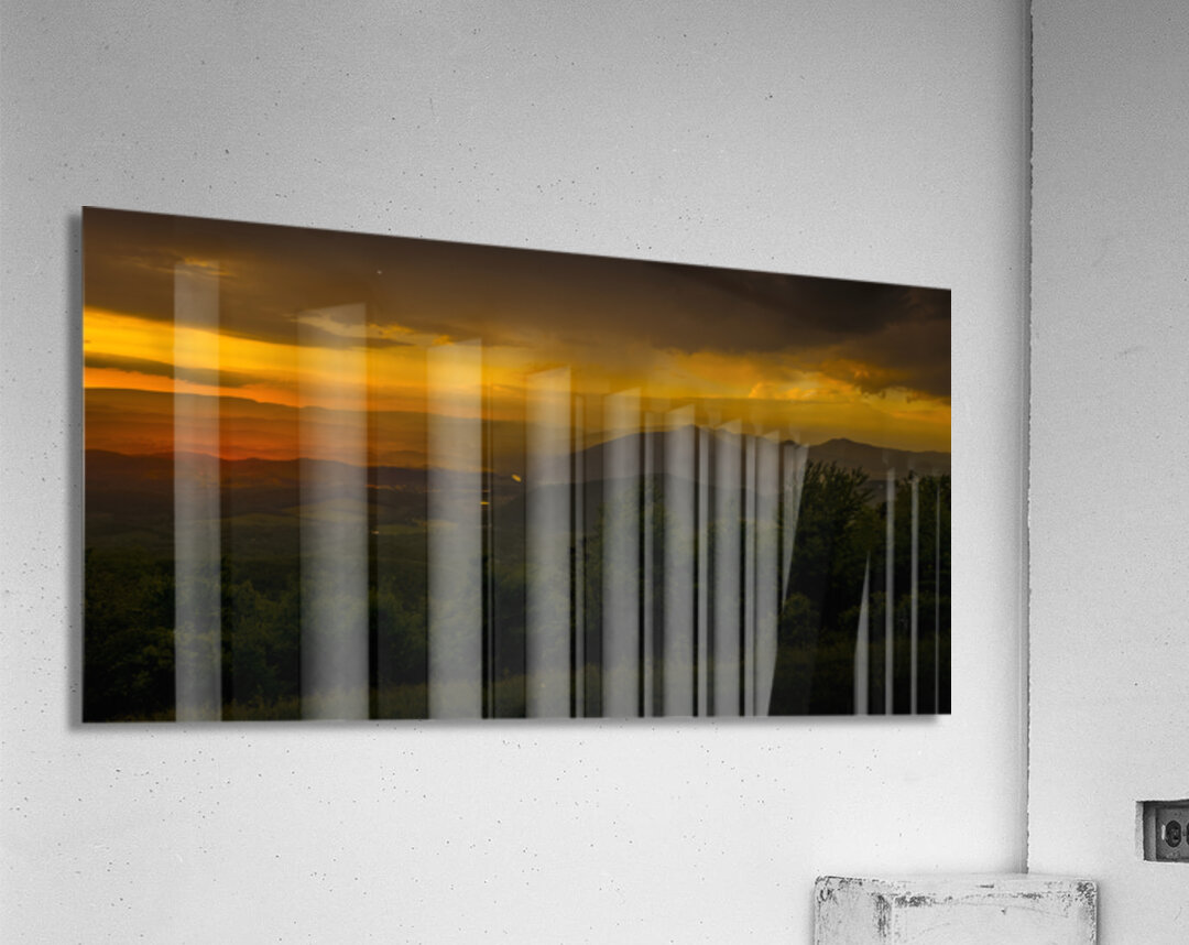 Mills Gap Overlook Sunset Acrylic Print