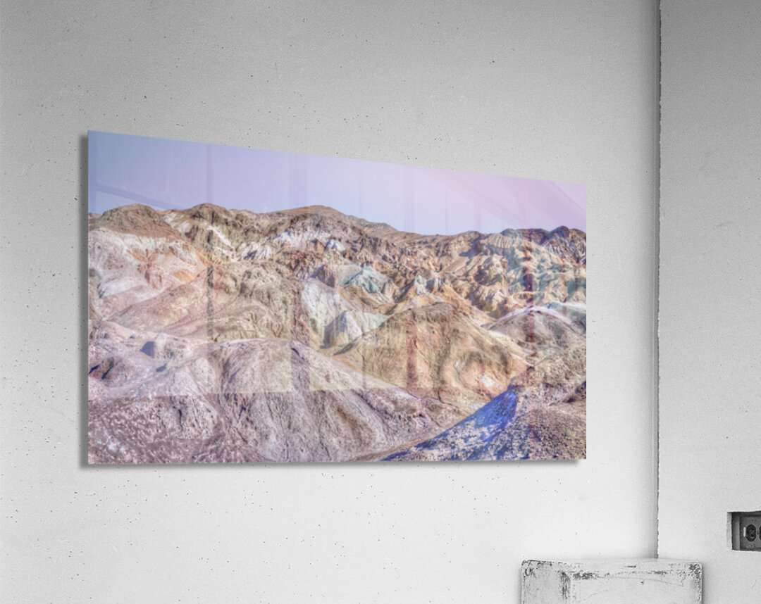 Dreams in Pastel: Unveiling the Surreal Beauty of the Artists Palette Acrylic Print