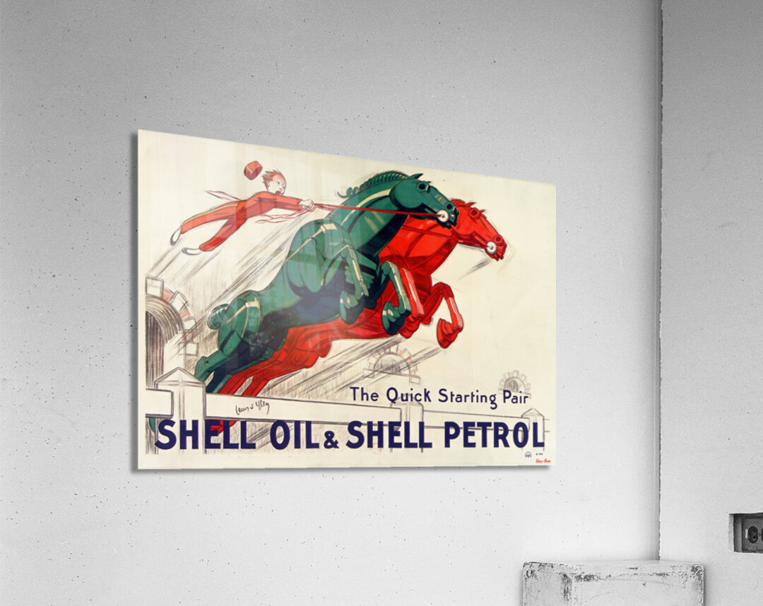 1930 shell oil advertisement Acrylic Print