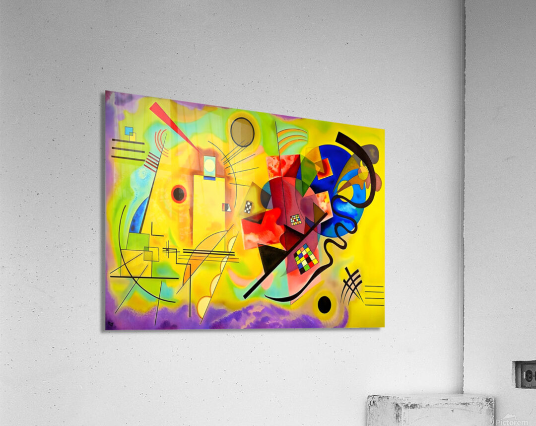 Yellow Red Blue 1925/カンディンスキー/アートポスター Wassily Kandinsky - Yellow-Red-Blue - Poster – Murellos