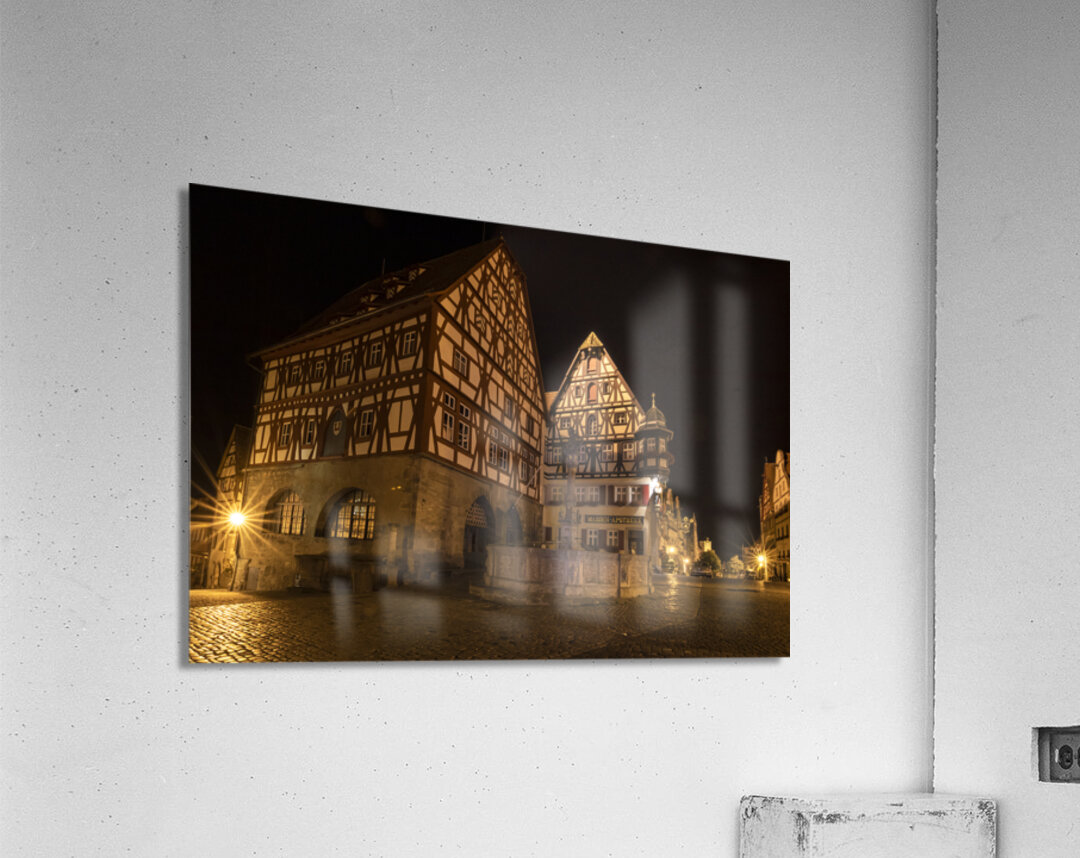 Rothenburg Market Square Acrylic Print
