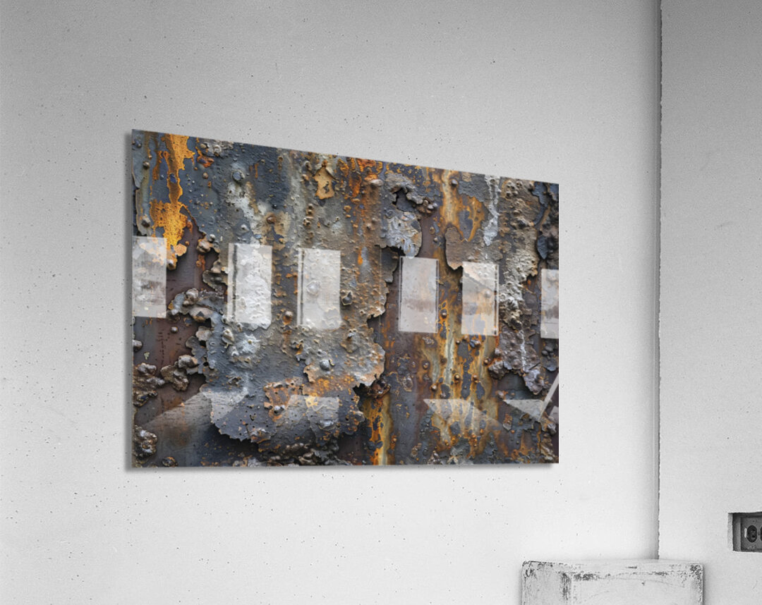 Flaking Acrylic Print