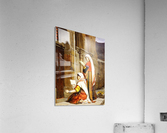Prayers at the tomb of the Virgin, Jerusalem Acrylic Print