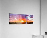 Rushville, IL Presbyterian Church Cross at Sunset II Acrylic Print