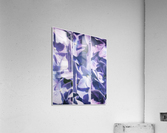 Lavender Hydrangea Triptych Acrylic Print