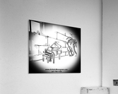 Monogram Piano at kotel 1 Impression acrylique