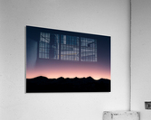 Mountain profile Acrylic Print