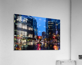 Pluie au centre ville Acrylic Print