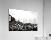 Rainy Beach Acrylic Print